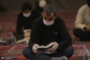 مراسم احیا شب بیست و سوم ماه مباررک رمضان در مصلای قدس قم