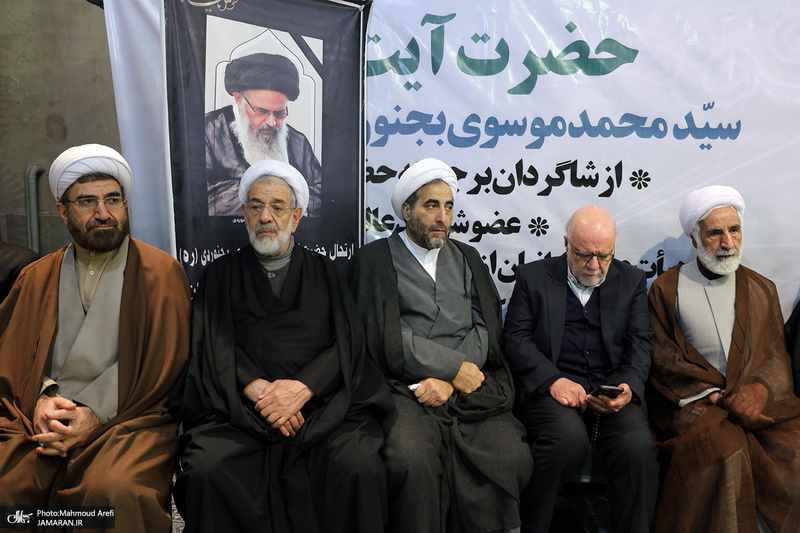 مراسم بزرگداشت آیت الله موسوی بجنوردی (ره) در حسینیه جماران - 1