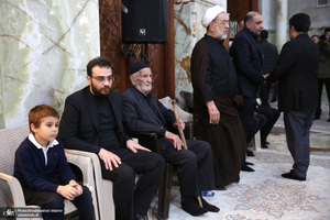 مراسم چهلمین روز در گذشت نوه قدرت الله علیخانی در حرم مطهره امام خمینی (س)