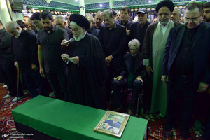 مراسم تشییع سیدعلی صنیع خانی از مسجد الرسول (ص) نازی آباد