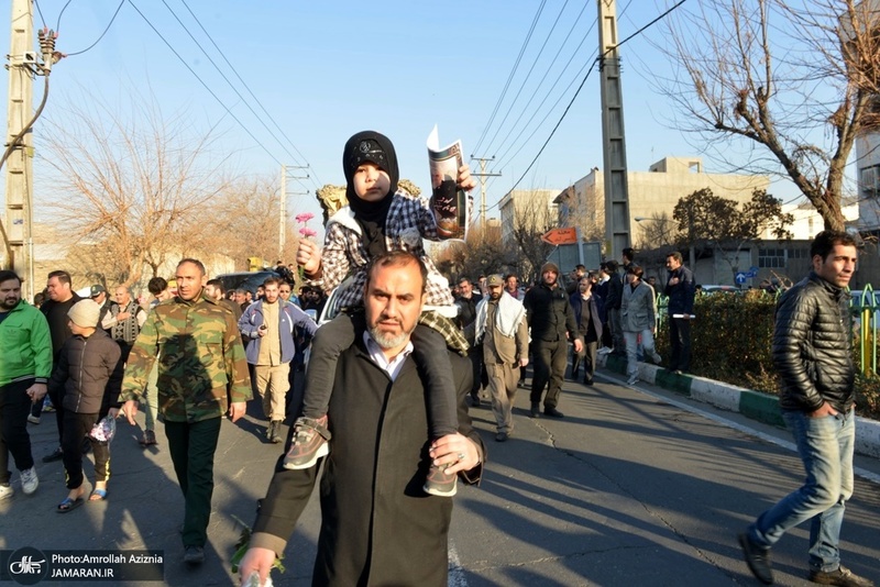 تشییع و خاکسپاری شهید هادی طارمی