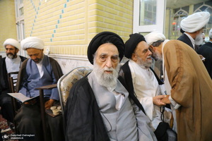 مراسم ترحیم آیت الله العظمی محفوظی (ره) در مسجد رفعت قم