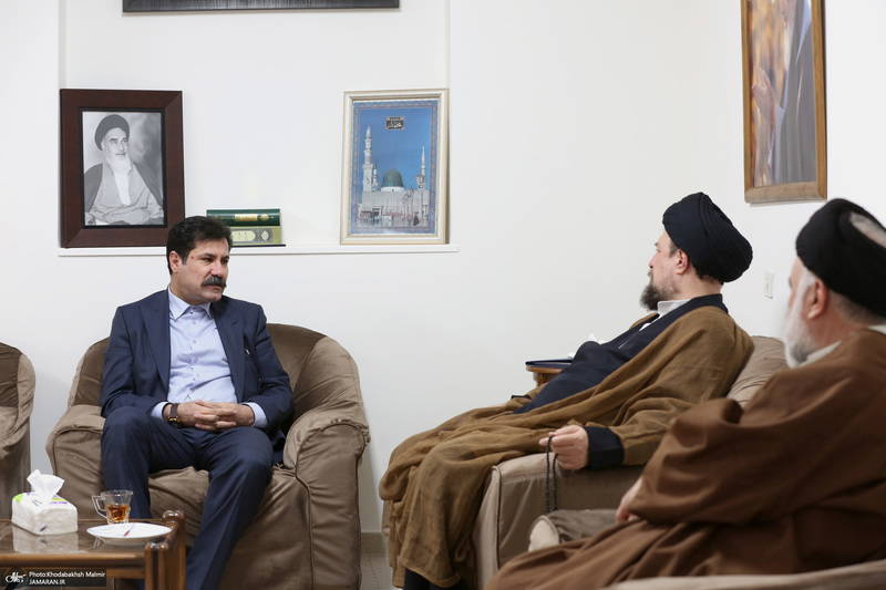 دیدار آقای عبدالکریم حسین‌زاده معاون رئیس جمهور با سید حسن خمینی