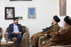 دیدار آقای عبدالکریم حسین‌زاده معاون رئیس جمهور با سید حسن خمینی