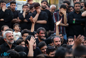 دسته عزای شهادت امیرالمؤمنین علی(ع) با حضور آیت الله العظمی وحید خراسانی