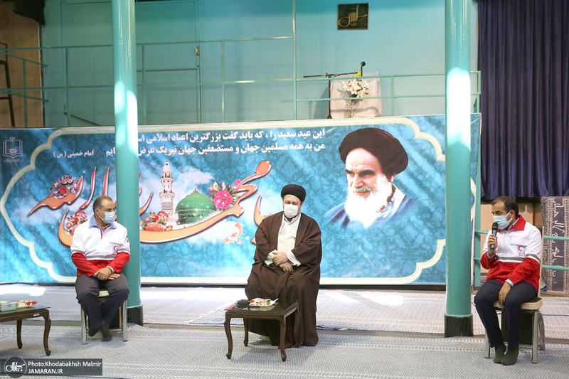 دیدار مدیران، کارکنان و جوانان جمعیت هلال احمر با سید حسن خمینی