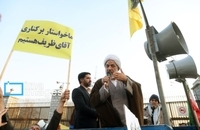 تجمع مقابل مجلس برای قانون حجاب (3)