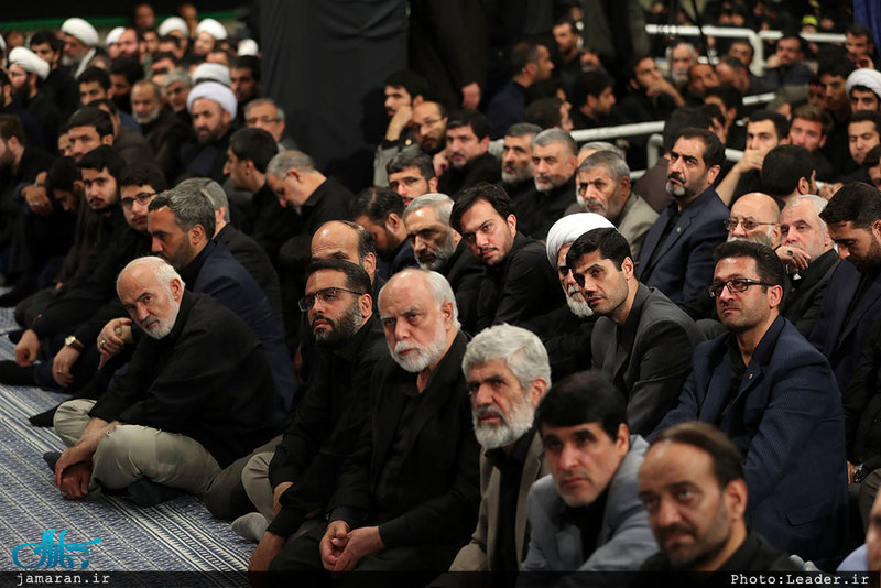 آخرین شب مراسم عزاداری حضرت اباعبدالله الحسین(ع) با حضور رهبر معظم انقلاب