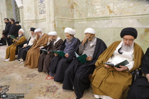 مراسم بزرگداشت آیت الله امامی کاشانی (ره) در مسجد اعظم قم