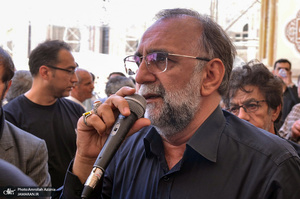 مراسم خاکسپاری پیرغلام اهل بیت(ع) حاج مصطفی طالبی در جوار حرم امام خمینی(س)