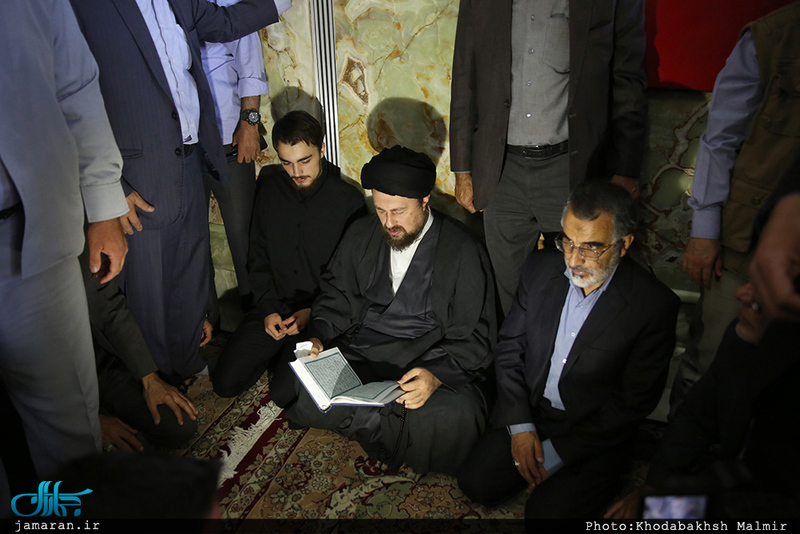 مراسم تشییع پیکر مطهر شهید حمله تروریستی اخیر مازیار سبزعلی در حرم مطهر امام خمینی(س)