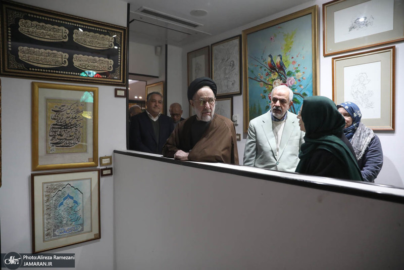 بازدید سید محمد خاتمی از موزه دکتر حسن حبیبی