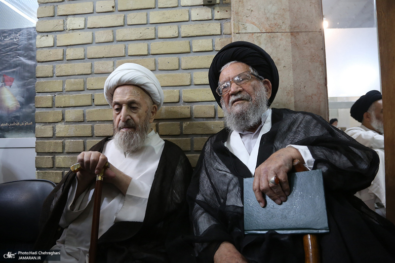 مراسم ترحیم همسر آیت الله العظمی سیستانی در قم