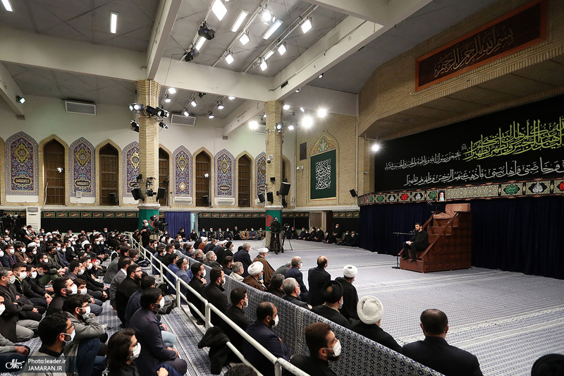 دومین شب مراسم عزاداری حضرت فاطمه‌زهرا (س) در حسینیه امام خمینی