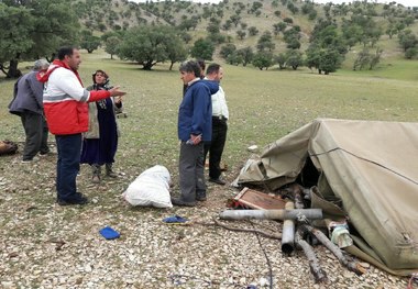 هلال احمر ایلام به 53 خانوار سیل زده امداد رسانی کرد