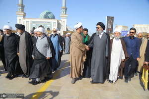 مراسم تشییع آیت الله موسوی تبریزی (ره)