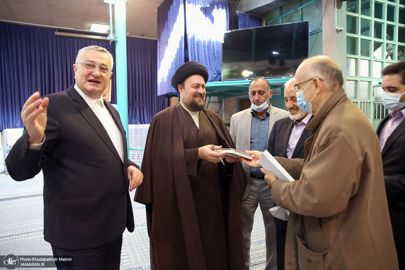 دیدار مفتی اعظم و سفیر کرواسی در ایران با سید حسن خمینی