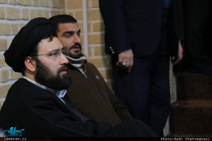 مراسم بزرگداشت سید رحیم میریان در بیت حضرت امام در قم