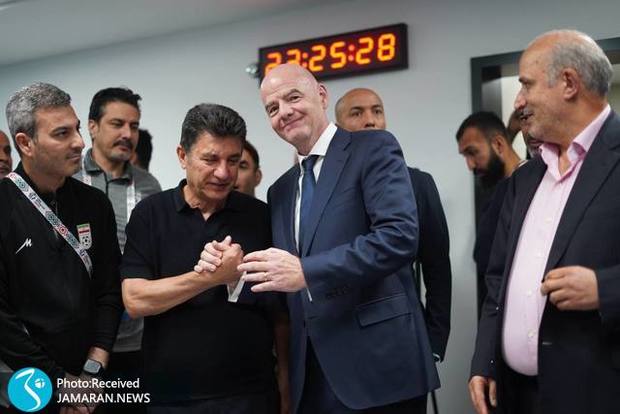 یک رختکن پر از تعارف| قلعه نویی: فیفا به اینفانتینو افتخار کند!