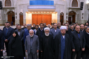 تجدید میثاق رئیس و اعضای هیات امنا کمیته امداد امام خمینی(س) با آرمان بنیانگذار جمهوری اسلامی ایران