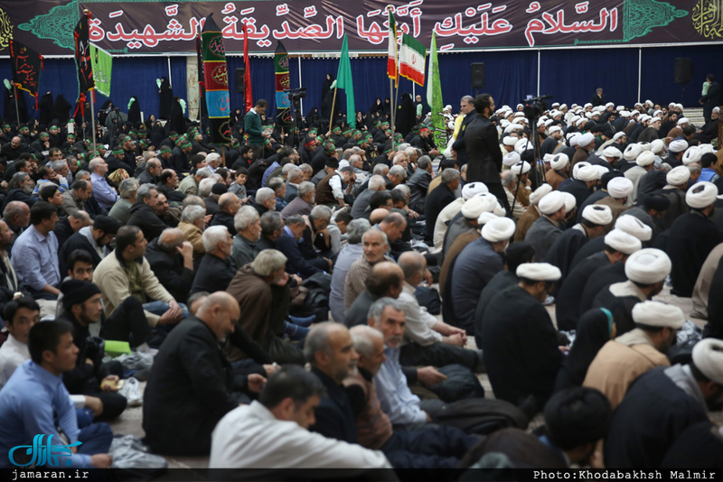 مراسم عزاداری شب شهادت حضرت زهرا(س) در حرم امام خمینی (س)