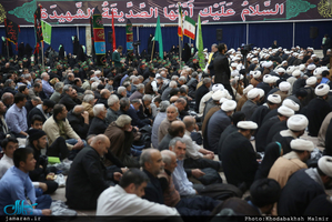 مراسم عزاداری شب شهادت حضرت زهرا(س) در حرم امام خمینی (س)