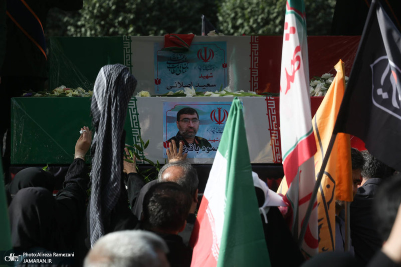 مراسم تشییع شهدای جنگ تحمیلی رژیم صهیونیستی در تهران-1