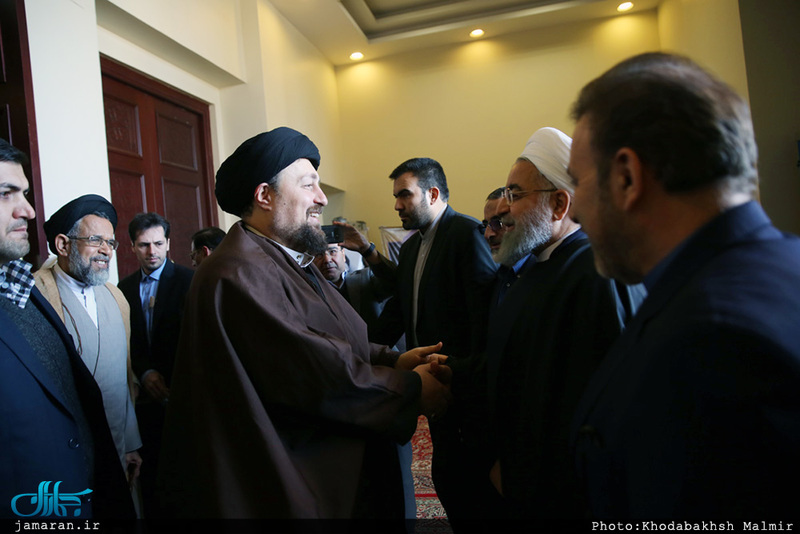 حاشیه تجدید میثاق رییس جمهوری و اعضای هیئت دولت با آرمان های حضرت امام(س)