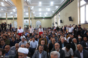 حضور سید حسن خمینی در روستای خیارج استان قزوین -2