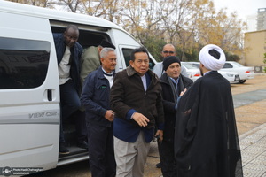 دیدار اساتید و روسای دانشگاه های کشورهای اسلامی با آیت الله العظمی جوادی آملی‎