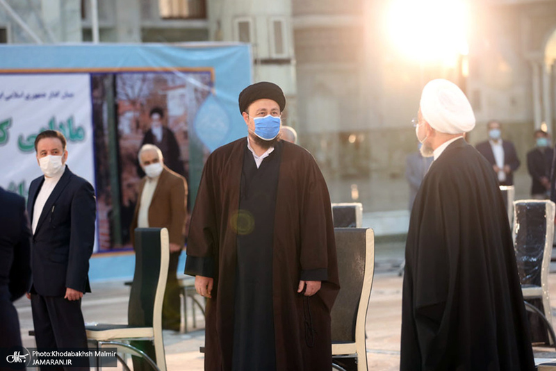 تجدید میثاق رئیس جمهور و اعضای هیأت دولت با آرمان‌های حضرت امام(س)