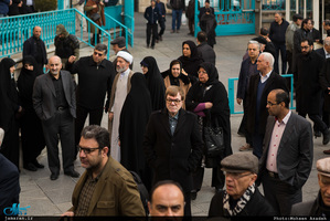 مراسم تشییع مرحوم علی اکبر معین فر