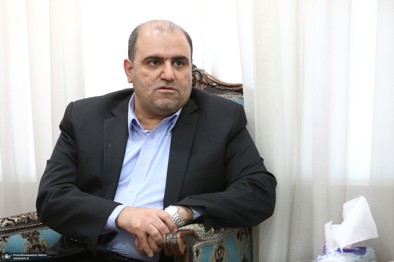 دیدار مدیر و معاونین روزنامه اطلاعات با سید حسن خمینی