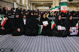 دیدار دانش‌آموزان و دانشجویان با رهبر معظم انقلاب