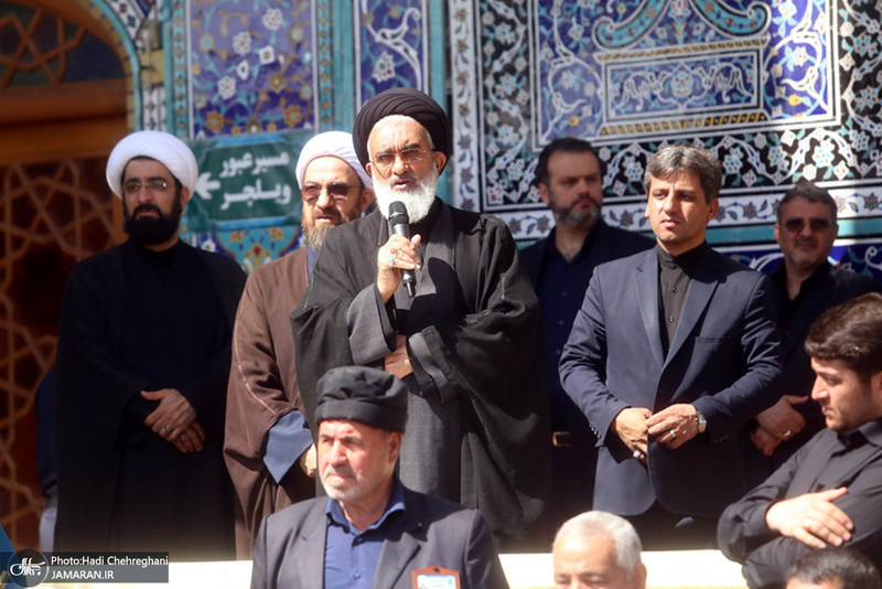 حال و هوای حرم کریمه اهل بیت در ظهر تاسوعای حسینی(ع)