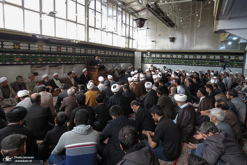 مراسم عزاداری شهادت حضرت امام حسن عسکری(ع) در دفتر آیت الله العظمی صانعی