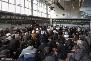 مراسم عزاداری شهادت حضرت امام حسن عسکری(ع) در دفتر آیت الله العظمی صانعی