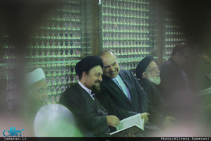 تجدید میثاق رئیس جمهور و هیات دولت با آرمان حضرت امام(س) 