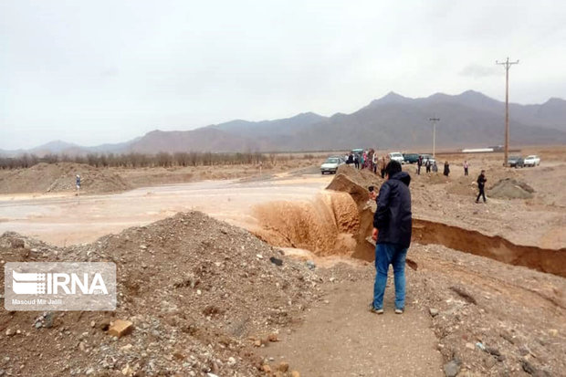 سیل به زیرساخت‎‌های روستایی داورزن خسارت وارد کرد