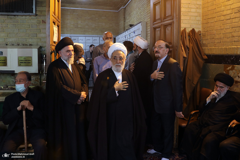 مراسم ترحیم مرحوم آیت الله نورالله شاه آبادی (ره) در تهران