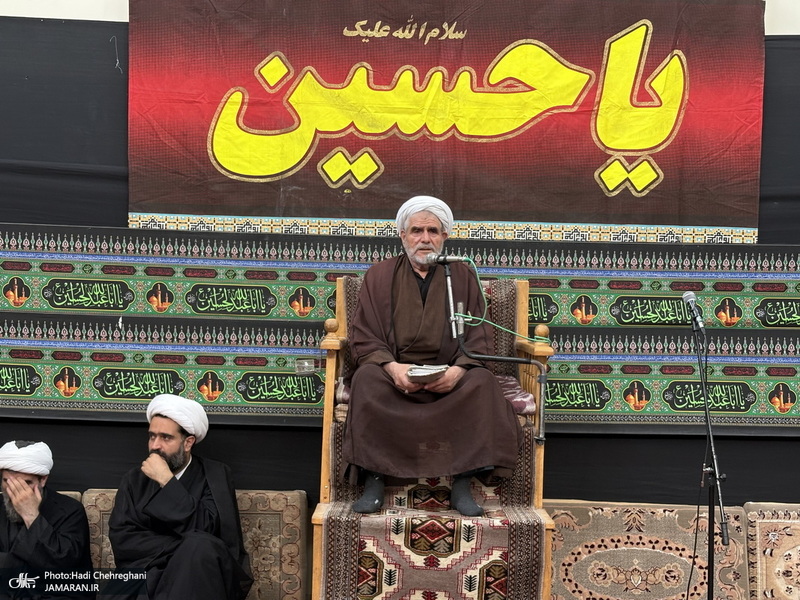 مراسم عزاداری روز تاسوعای حسینی در بیوت مراجع و علماء‎