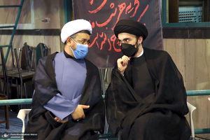 مراسم شام شهادت امام رضا(ع) و بزرگداشت علامه حکیمی در حسینیه جماران-1