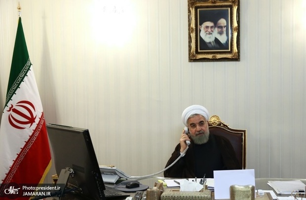 روحانی با مکرون گفت‌وگو کرد