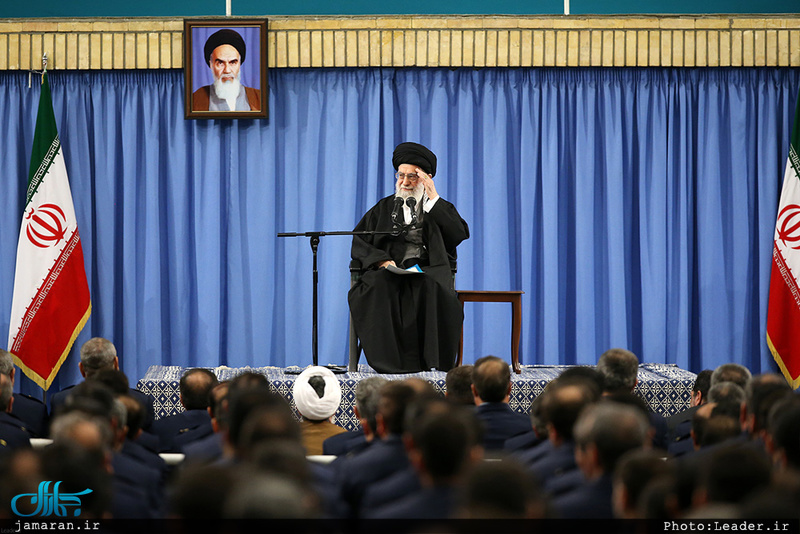 دیدار فرماندهان و کارکنان نیروی هوایی ارتش با رهبر معظم انقلاب