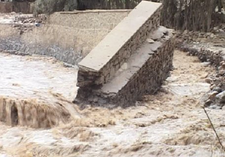 خسارت طغیان رودخانه به قصر قند سیستان و بلوچستان