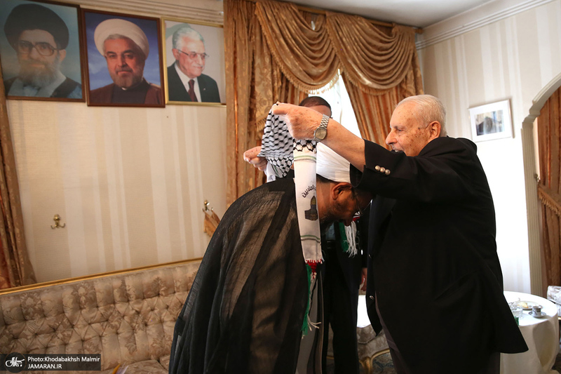 دیدار سرپرست موسسه تنظیم و نشر آثار امام خمینی(س) با سفیر فلسطین در تهران/ صلاح زواوی