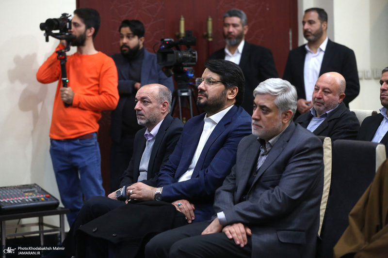 دیدار رئیس، مدیران و کارکنان ستاد اجرایی فرمان امام (ره) با سید حسن خمینی