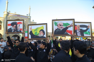 راهپیمایی و اجتماع «لبیک یا نصرالله» در قم