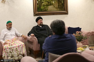 عیادت سید حسن خمینی از  حجت الاسلام سید محمود علوی