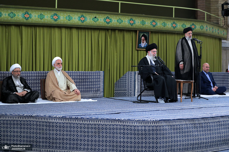 دیدار مسئولان نظام و سفرای کشورهای اسلامی با رهبر معظم انقلاب